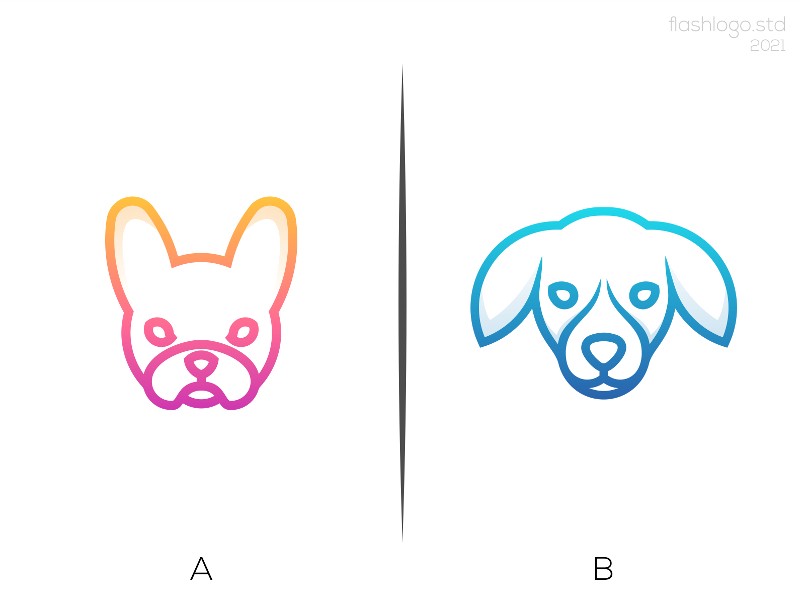 Dog Logo by Flashlogo Studio on Dribbble