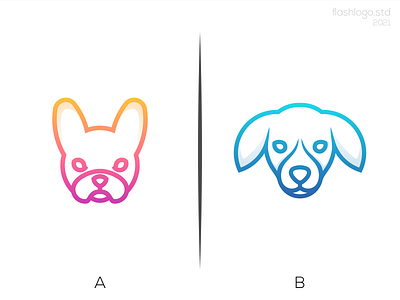Dog Logo animals app brand branding clean design dog elegant grid identity illustration lettering line logo minimal modern pet simple vector