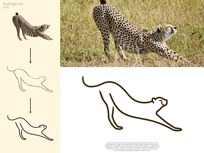 Cheetahyn Logo animals app apparel brand branding cheetah clean design graphic design grid identity illustration jungle lettering logo modern process simple vector wild