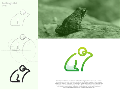 Kofrog Logo animals app brand branding clean cute design frog green grid identity illustration kids lettering logo minimal modern process simple vector