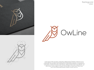Owline Logo animals awesome bird brand branding clean design great grid identity illustration inspirations lettering logo minimal modern night owl simple vector