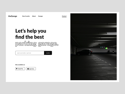 Parking Garage Website