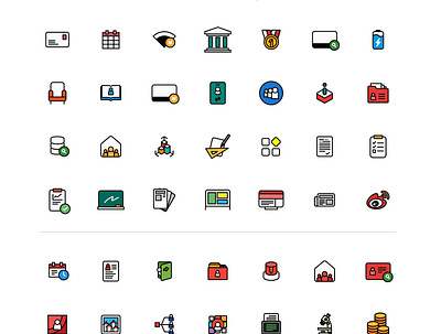 Outline Icons Pack for OpenJMU flat freebies icon outline icons