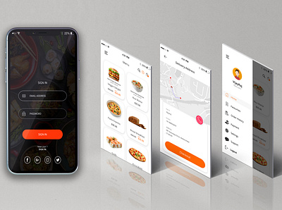 MEAL animation app branding design development ui ux web xd design