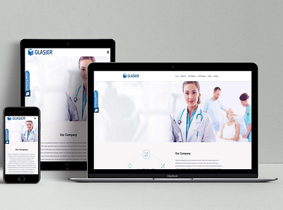 Glasier wellness inc animation app branding design development ui ux web xd design