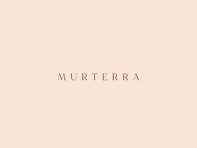 Murterra Logo Font bege branding earth colors earth tones graphicdesign logo logo design logodesign logofont logotype restaurant branding restaurant logo vegan branding vegan logo vegan restaurant