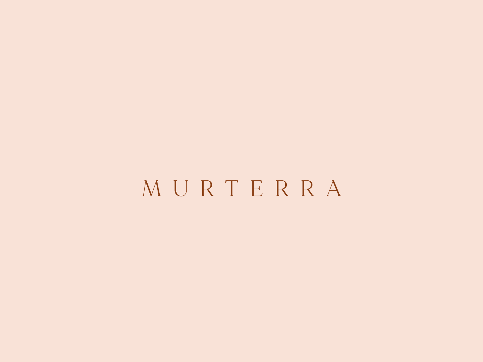 Murterra Logo Font by Ana Luísa Santos on Dribbble