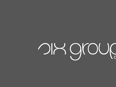 six groups logo, black and white, negative cd micro community six groups
