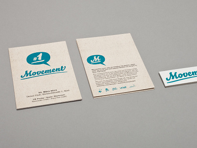 Movement flyer #1 cd logo movement