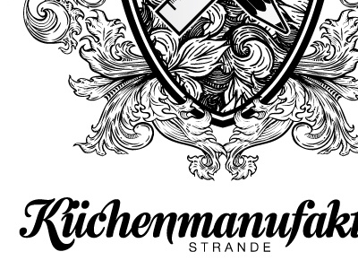 Küchenmanufaktur Strande logo cd küchenmanufaktur strande logo