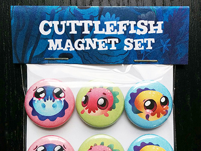 Cuttlefish Magnets cephalopod cuttlefish magnets product sea creature