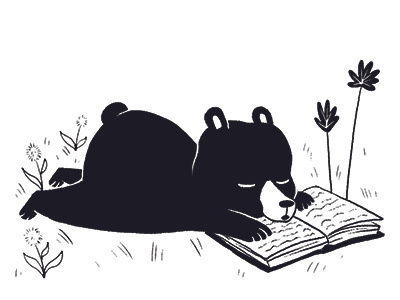 One More Bear bear black and white book childrens illustration kids reading spot spot illustration