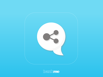 BankMe app icon brand design