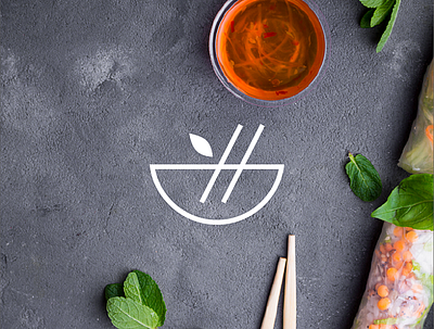 Little Hanoi brand design logo design logomark minimal logo pho restaurant vietnamese vietnamese logo