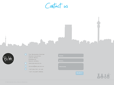 Contact Us Page agency city cityscape contact us contact us form cool web