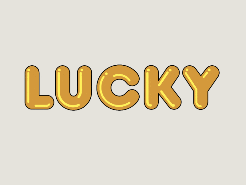 Lucky Sticker by Emile the Illustrator on Dribbble