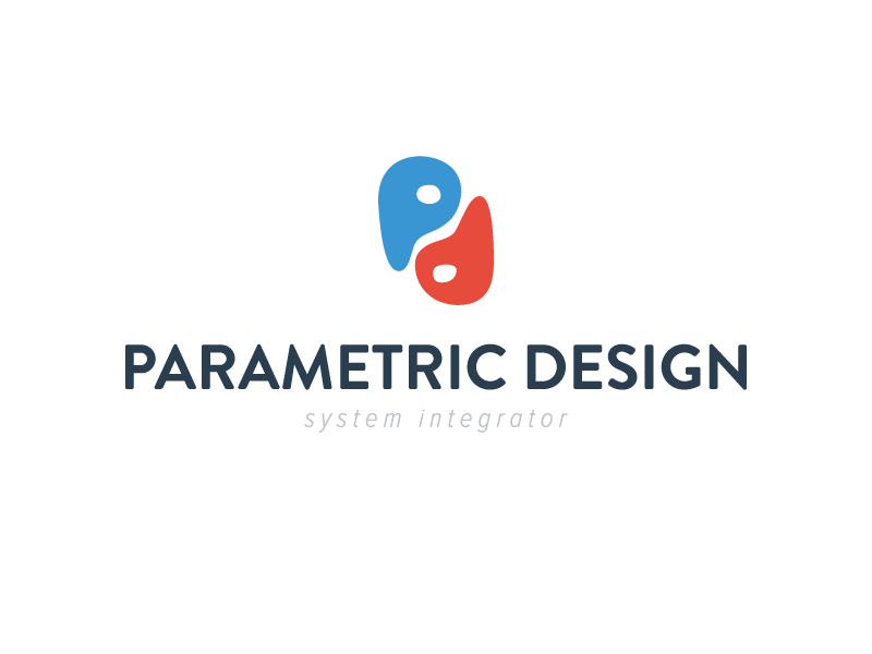 Parametric Design - Logo 02 logo brand parametric design branding adobe illustrator corporate identity