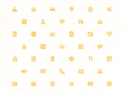 Duotone Icons duotone flat icon icon pack icons pixel precise sketch vector yellow