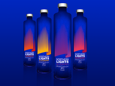 Northern Lights Packaging branding package design typography