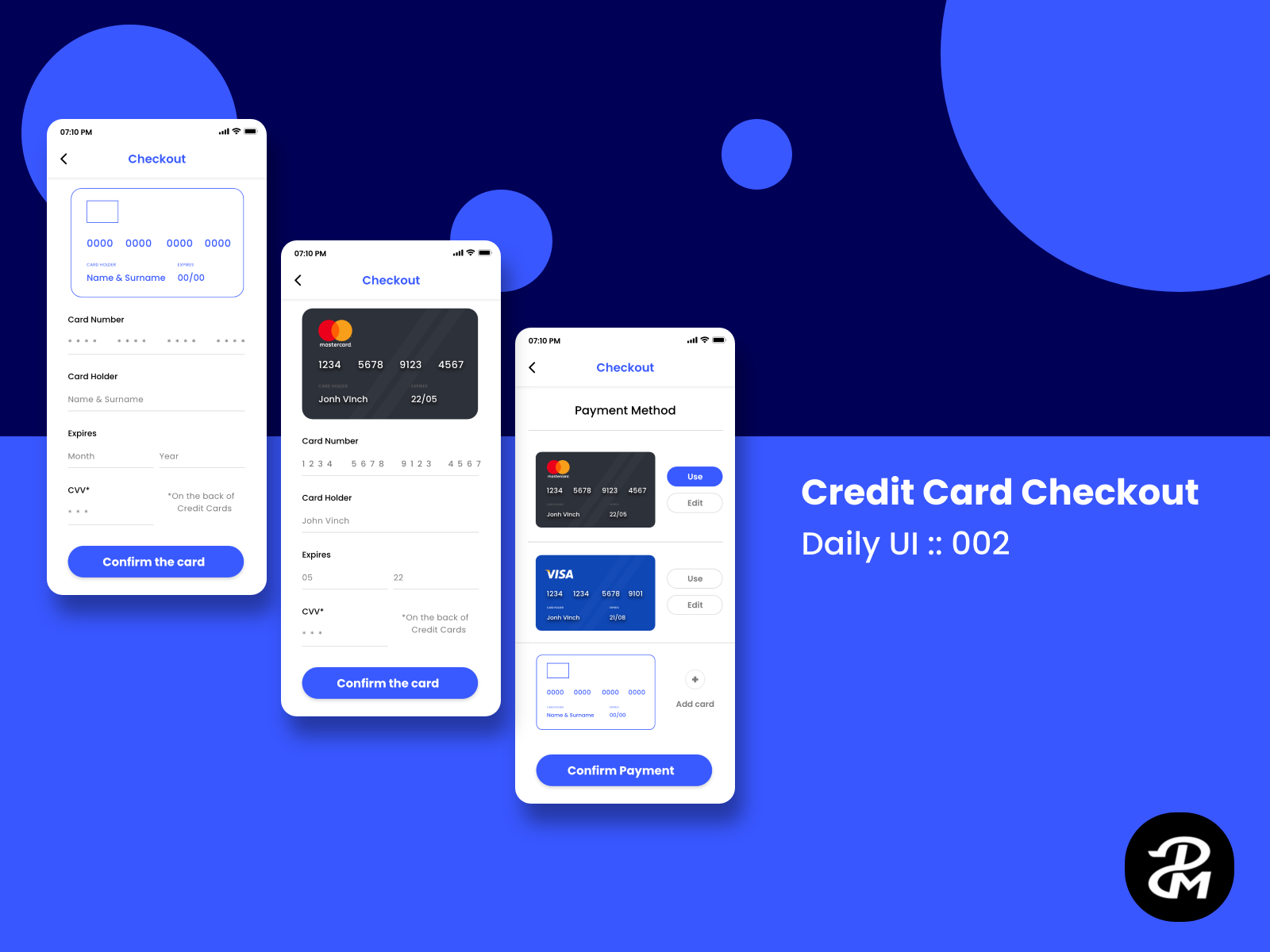 UX / UI for Credit Card Checkout ( Daily UI Challenge ) by Pesol ...