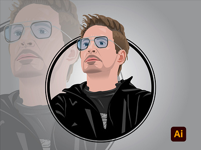 Tony stark ( Iron man ) Illustration adobe illustrator art artwork digital art digital illustration drawing illustraion illustration illustration art illustrations illustrator iron man ironman kingtharu marvel tony stark vector