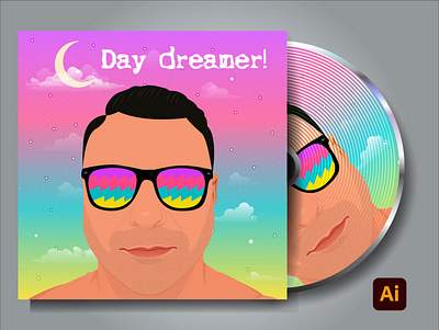 Day dreaming Album art. adobe adobe illustrator art artwork degital drawing design digital art drawing illustration kingtharu