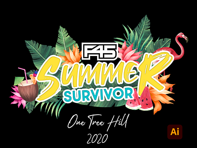 One Tree Hill - Summer survivor adobe art artwork degital drawing design digital art illustration kingtharu