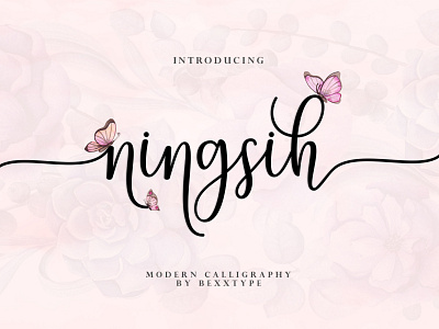 Ningsih Script | Luxury Font