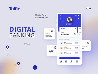Talfie App digital bank digital wallet