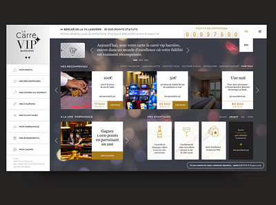 Casino Barrière - borne casino design ui ui design webdesign
