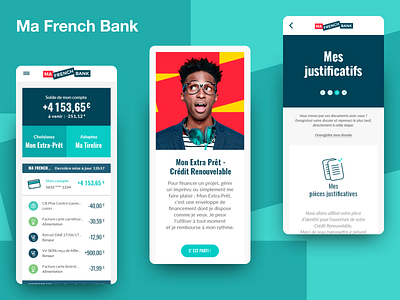 Ma French Bank bank bank app banking banking app finance mobile neo bank ui ui design