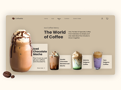 Coffee Shop clean coffee coffee shop design menu shopping app ui ui design web design webdesign