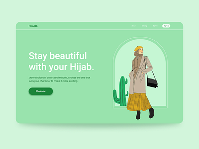 HIJAB clean design fashion hijab shopping app ui web design webdesign