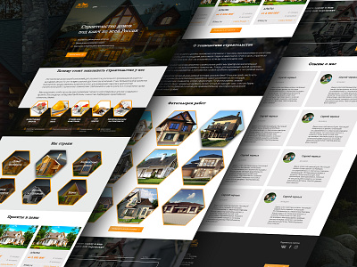 WEBSITE FOR CONSTRUCTION COMPANY HOME clean concept creative design home house site ui ux web webdesign website