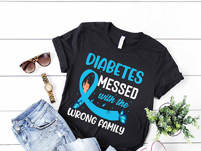 Diabetes T shirt design by ST t- Shirt designers on Dribbble