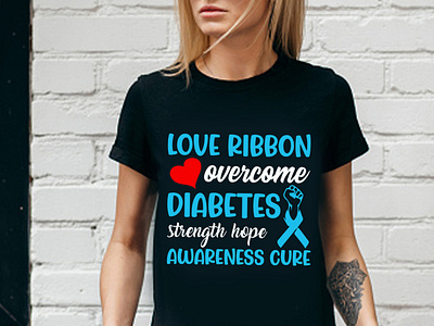 Diabetes T shirt design