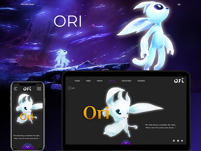 ORI. Game concept