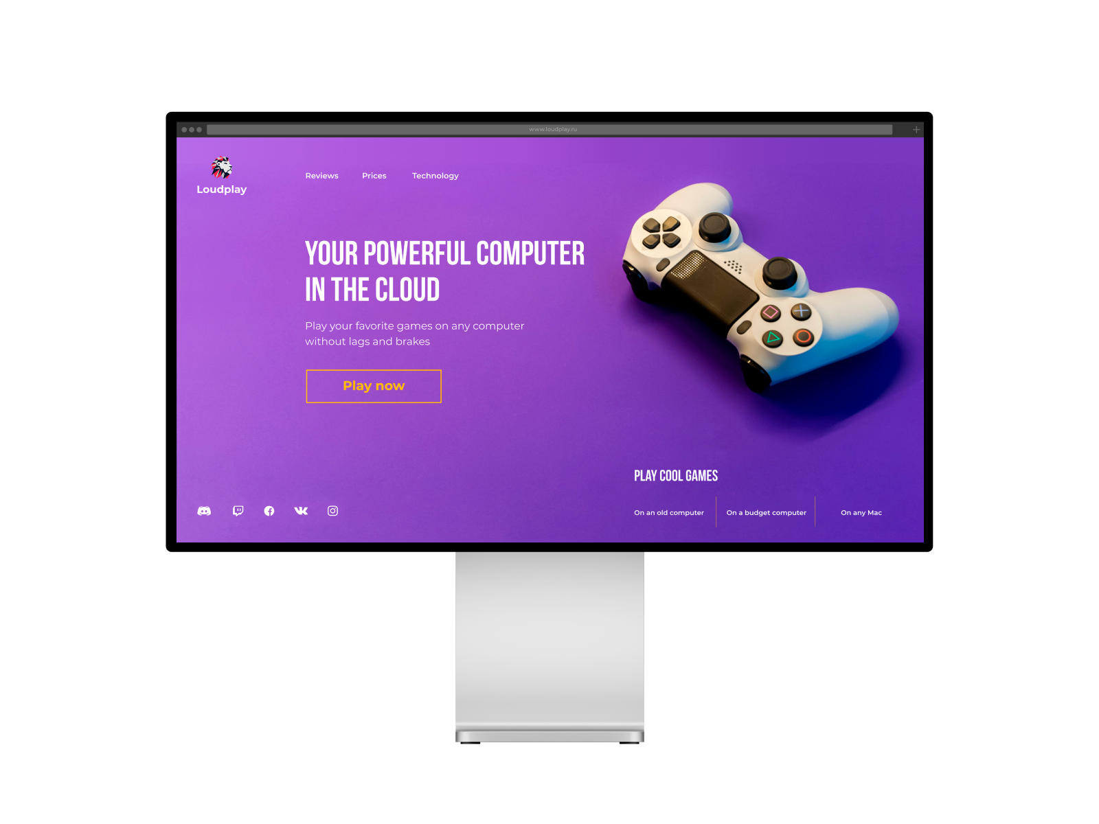 Loudplay. Landing page by Viktoria Gladkikh on Dribbble