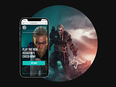 Ubisoft. Game. Redesign mobile