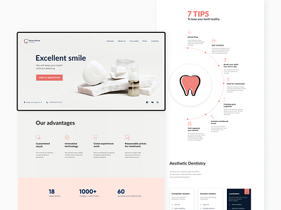 Dental Clinic. Web design