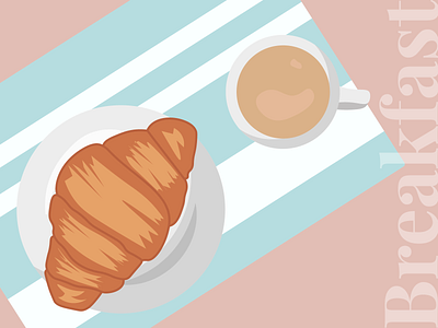 Breakfast adobe illustrator breakfast food illustration vector