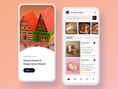 Interior design mobile app 3d android app design app design home inspiration design inspiration design interior design mobile app design trend design trend 2021 figma illustration interior ios app mockup design ui ui inspiration ui ux design uidesign ux inspiration uxdesign