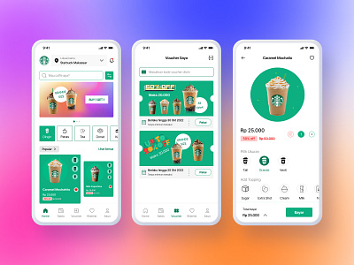 Starbucks Coffe Mobile Apps app branding coffe coffeindonesia coffeshop designapp designinspiration designtrends figma mobileapp starbucks startup ui uidesign uiinspiration uiuxdesigners uxinspiration