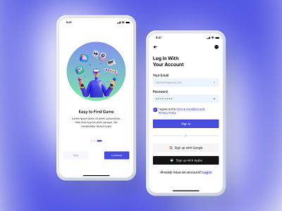 Sign In_Sign Up Design Apps
