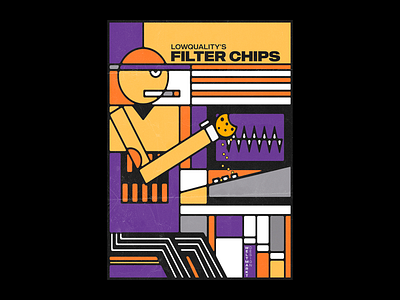 P0001 - Filter Chips flyer flyer design illustration poster poster design vector