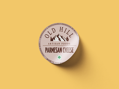 OLD HILL CHEESE LABEL branding design graphic design label logo mockup packaging typography