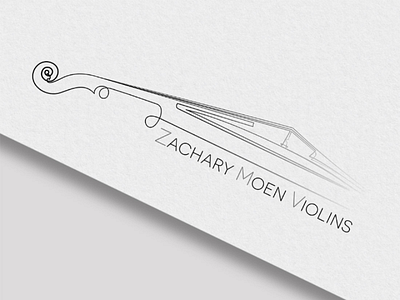 Logo design for Zachary Moen Violins