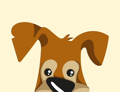 Dog dog illustrator logo vector