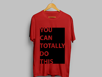 Typography Design Tshirt "You Can Do This" adobeillustrator design designer illustration tshirtdesign