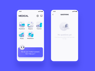 Medical App clean medical voice assistant